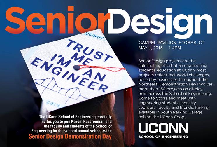 senior design demonstration day invitation