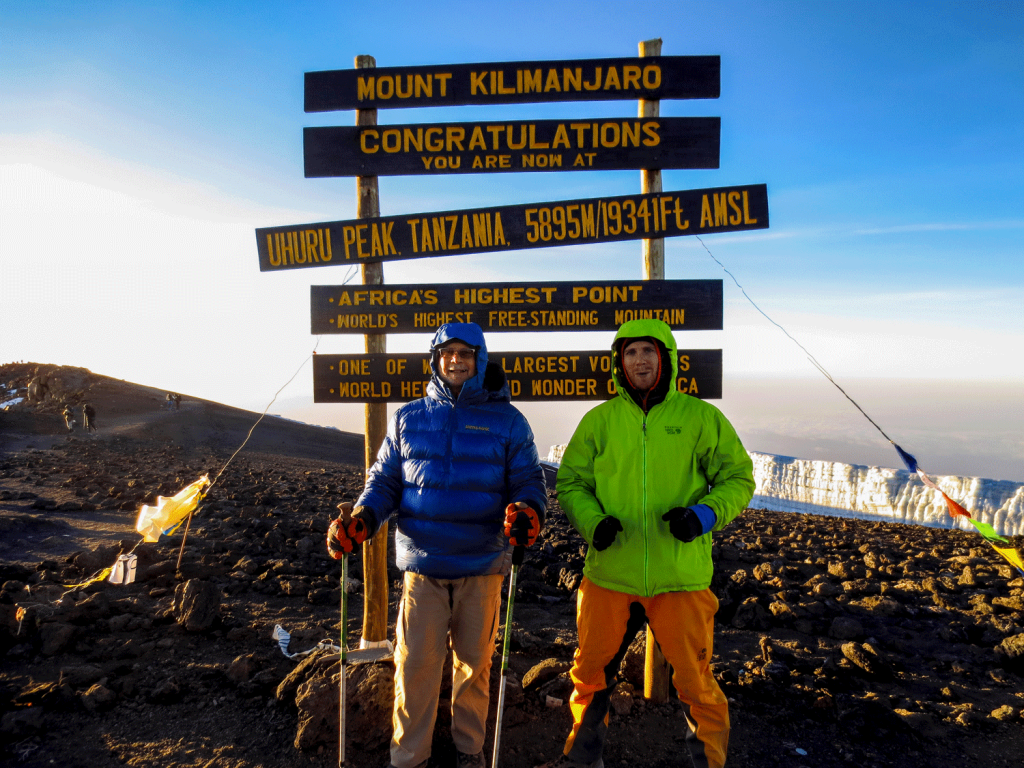 Brian Gardener on Kilimanjaro